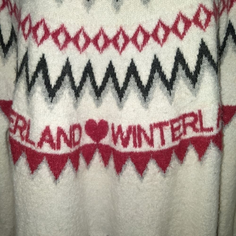 H&M Wool Blend Winterland  Crewneck Sweater - Picture 3 of 8
